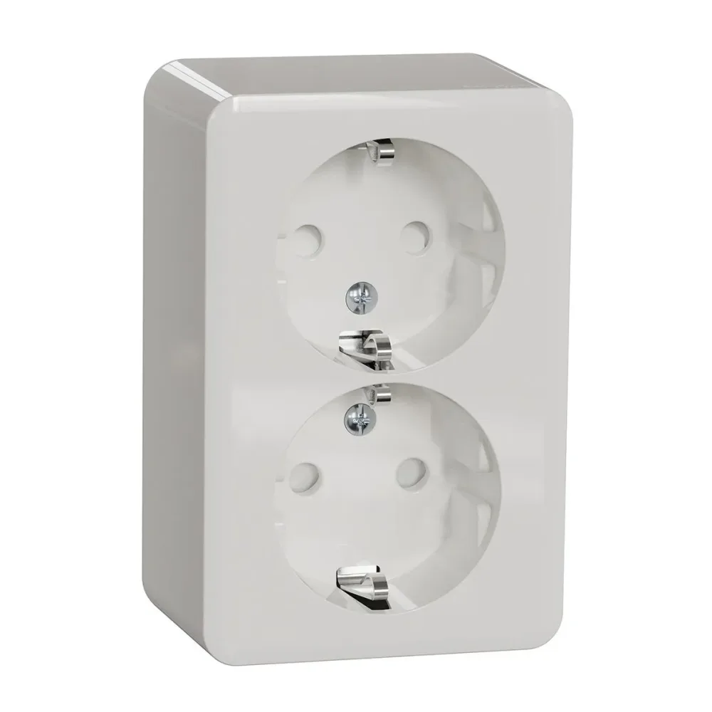 Schneider Electric Exxact WDE015596 Vägguttag 2-vägs, jordat, djup: 42 mm Snabbanslutning - Bild 2