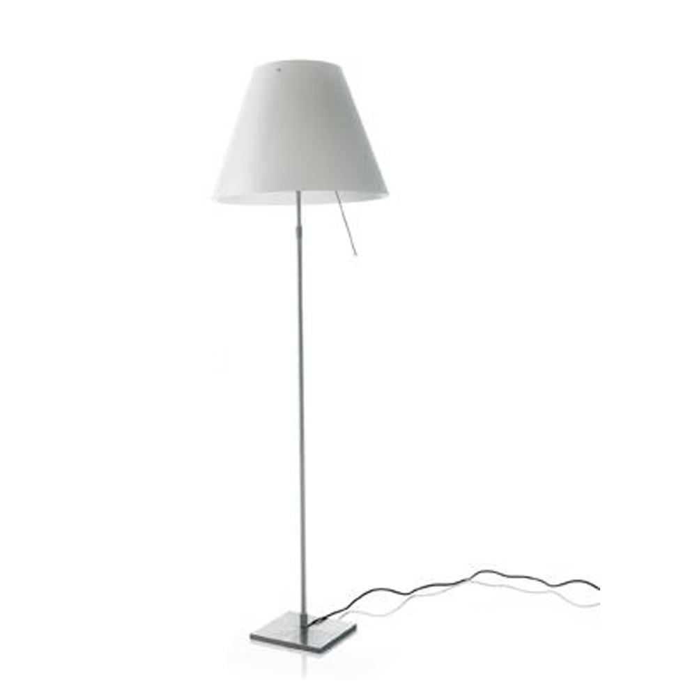 Costanza D13t.c golvlampa, vit