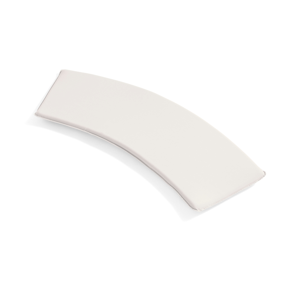 Palissade Dining sittdyna till parkbänk med rygg utsvängd, Cream white