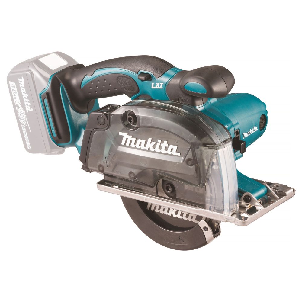 Kjøp Makita Metallsirkelsag LXT DCS552Z, 136 mm, med oppsamler, uten batteri & lader.