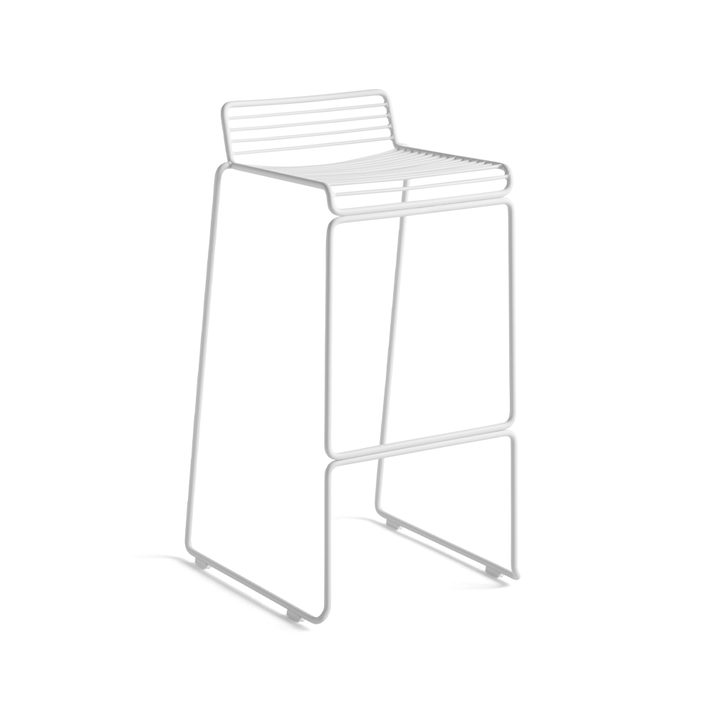 Hee High barstol 75 cm, White