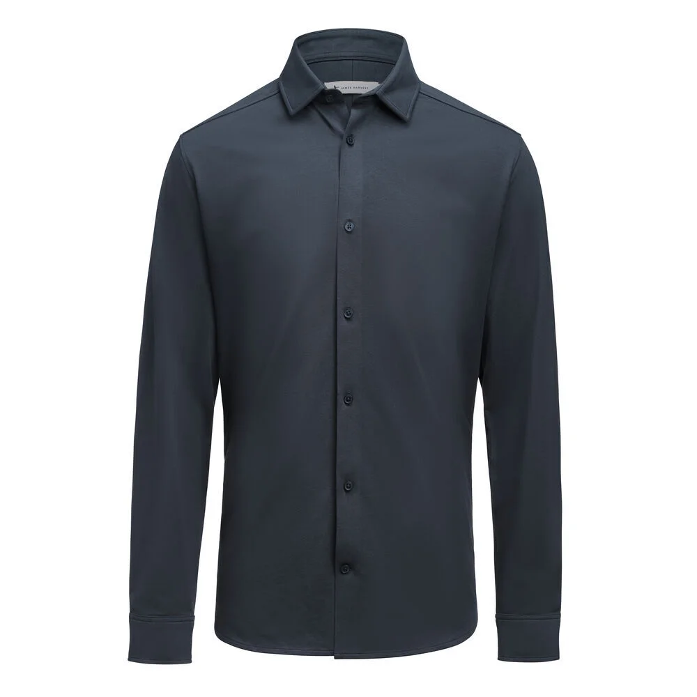 James Harvest Upton Skjorta marin XL