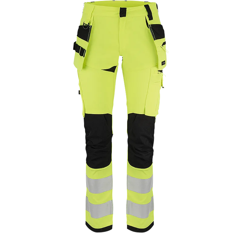 Texstar WP53120991190 Arbetsbyxa Hi-Vis gul/svart Hi-Vis gul/svart - Bild 2