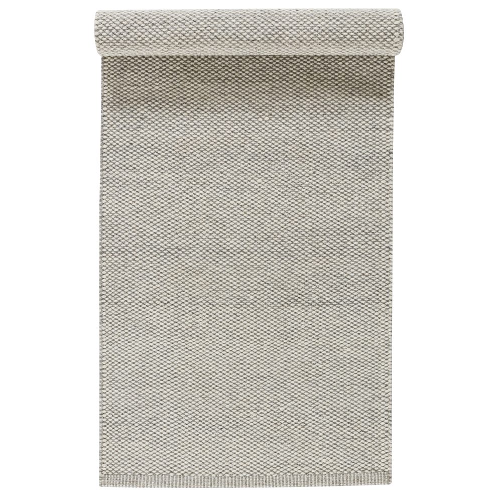 Lea ullmatta naturvit, 80x240 cm
