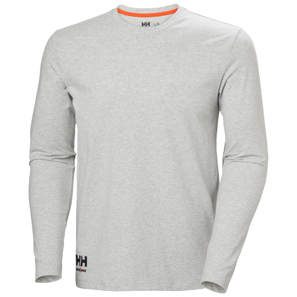 T-SHIRT 79242 EVO LÅNGÄRMAD LJUSGRÅ 3XL