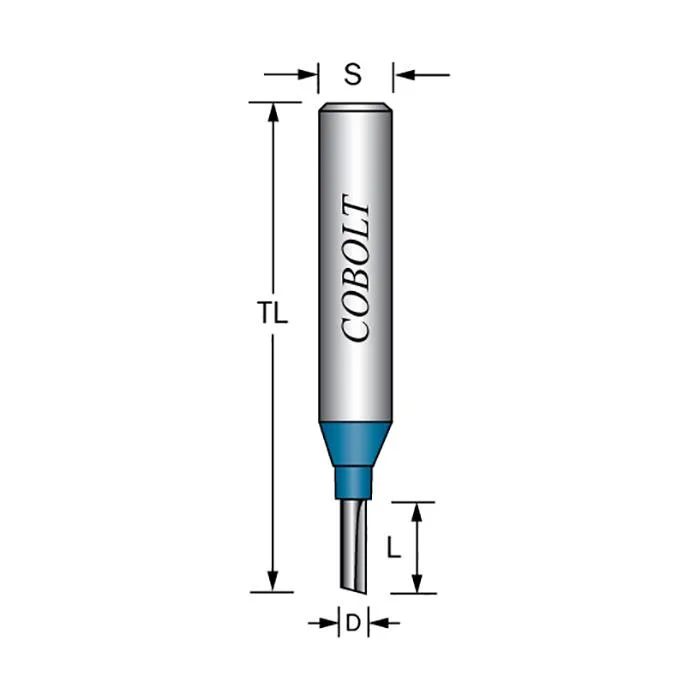 Cobolt 203-017 Notfräs med bottenskär