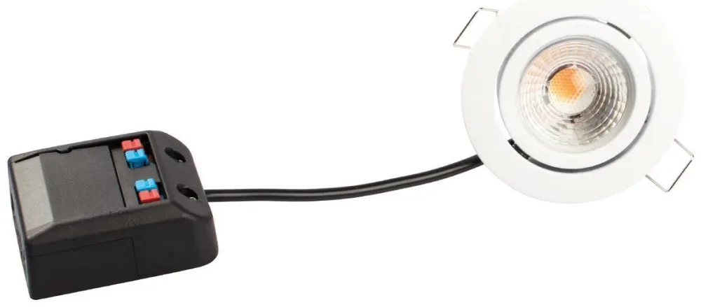 Scan Products Claudia Downlight 3000 K, 3,2 W Borstad aluminium