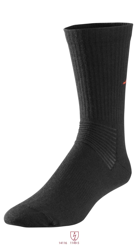 Snickers Workwear 9262 ProtecWork Strumpa svart, flamskydd 46-48