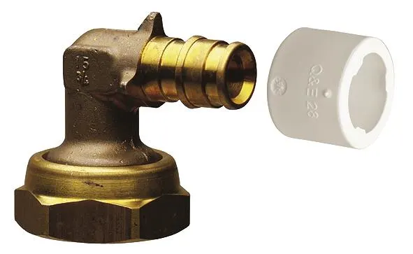 Uponor 1870242 Vinkelkoppling 90°, med löpande mutter 20 x 22 mm