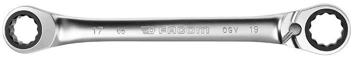 Facom 65.22X24 Ringnyckel med spärr vinklad 15° 22x24mm