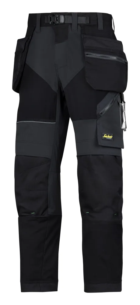 Snickers Workwear 6902 FlexiWork Arbetsbyxa grå Grå