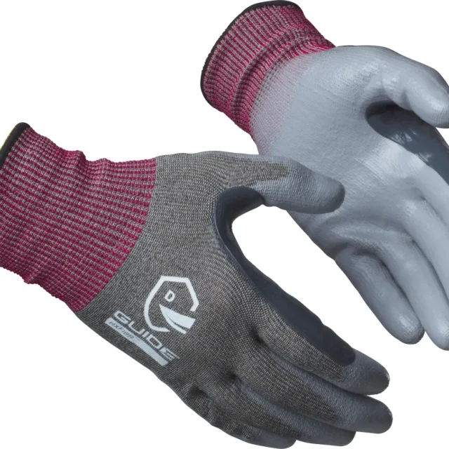 Guide Gloves 6601 Handske PU, skärskydd D, touch 7