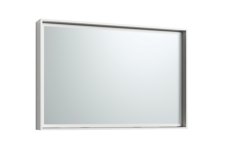 BADRUMSSPEGEL SVEDBERGS DK VIT LED 102X13X68CM