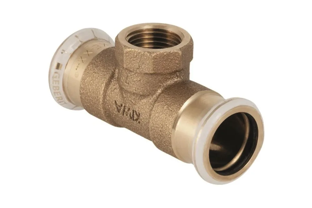 Geberit 1767440 T-rör invändig gänga, avstick 22 x 15 x 22 mm - Bild 2
