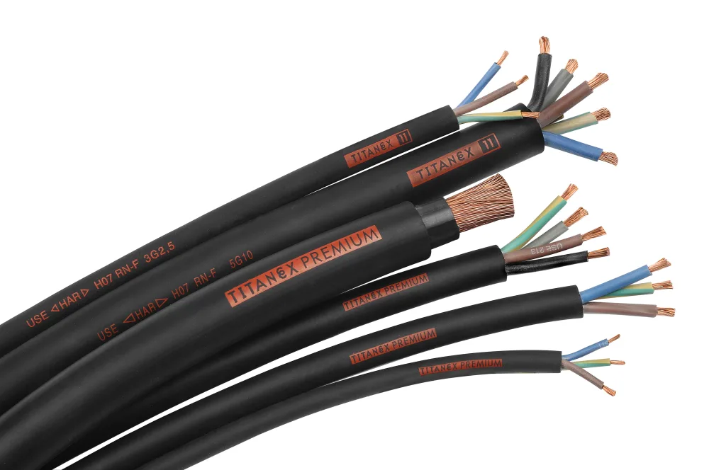Nexans TITANEX Gummikabel 2x1.5 mm² ledararea 100 m, rulle - Bild 2
