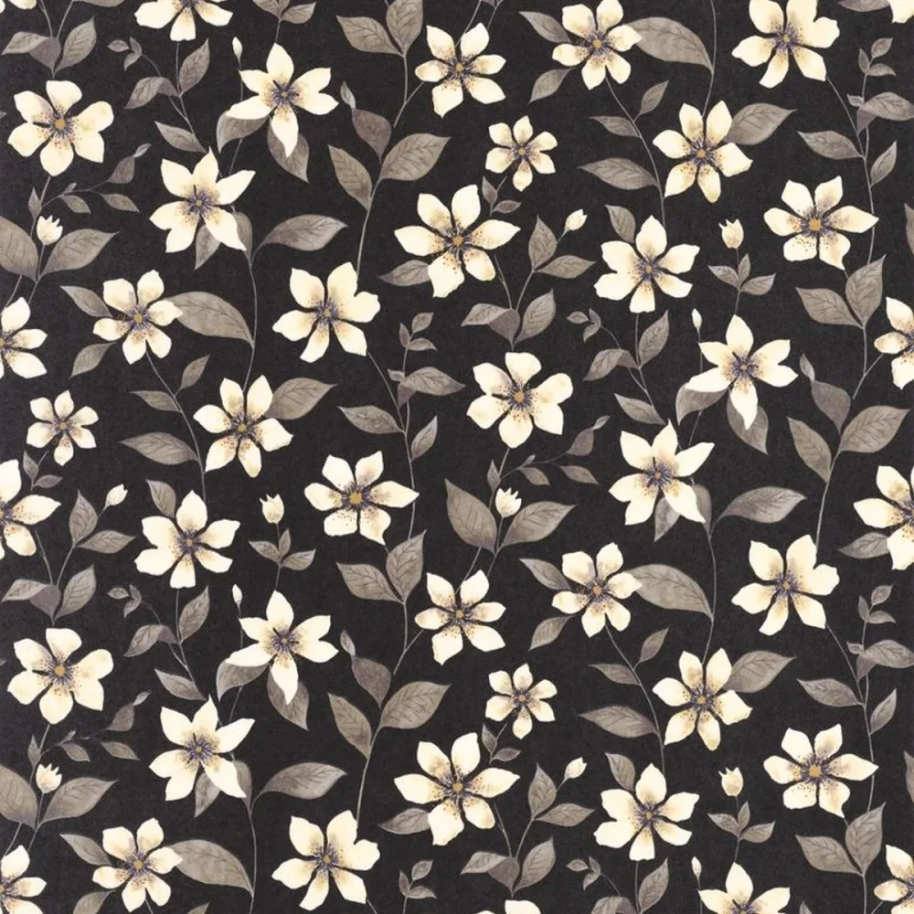 Gardens Clematites Noir Fusain Gadn87649897 Tapet | Stuvbutiken