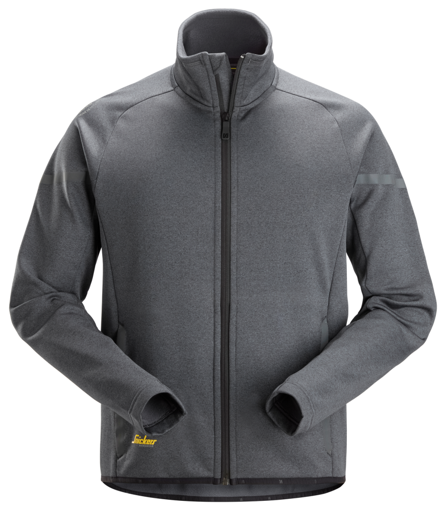 FLEECEJACKA SNICKERS WORKWEAR 37.5 STÅLGRÅ/SVART, STL M