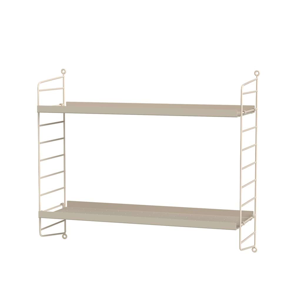 Stringhylla sovrum beige - Kombination B