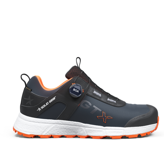 SKYDDSSKO REV 2S GTX STL 46 BLÅ/ORANGE SOLID GEAR