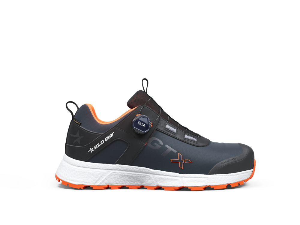 SKYDDSSKO REV 2S GTX STL 46 BLÅ/ORANGE SOLID GEAR
