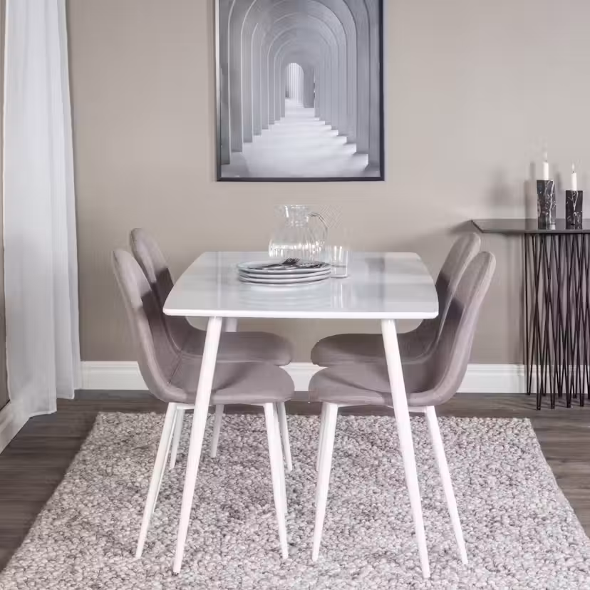 Matgrupp Venture Home Polar med 4st Stolar