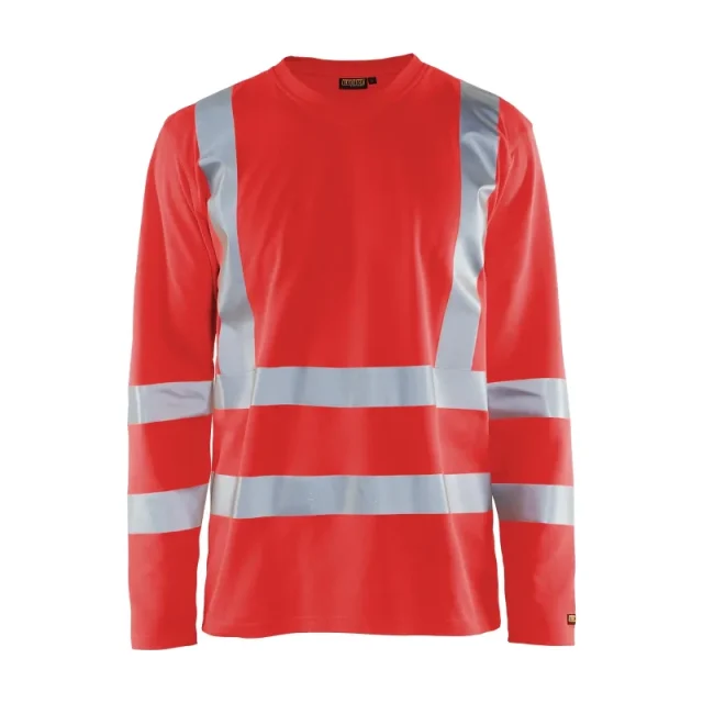 Blåkläder 3381-1070 Långärmad T-shirt varsel klass 3 M