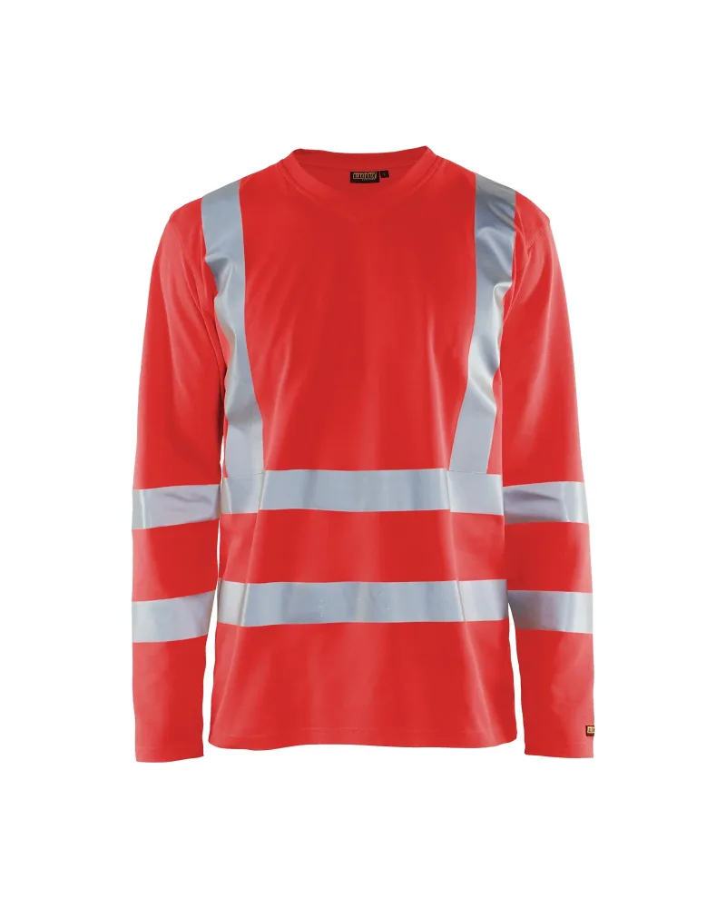 Blåkläder 3381-1070 Långärmad T-shirt varsel klass 3 M