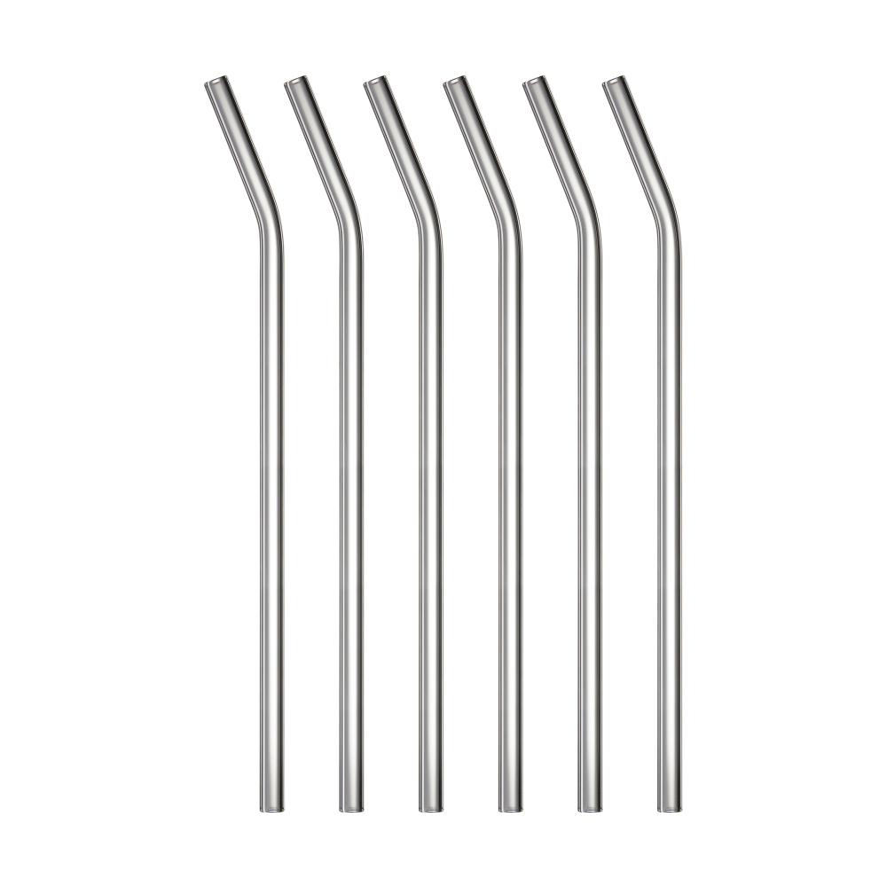 Lyngby Glas sugrör 21,5 cm 6-pack, Klar