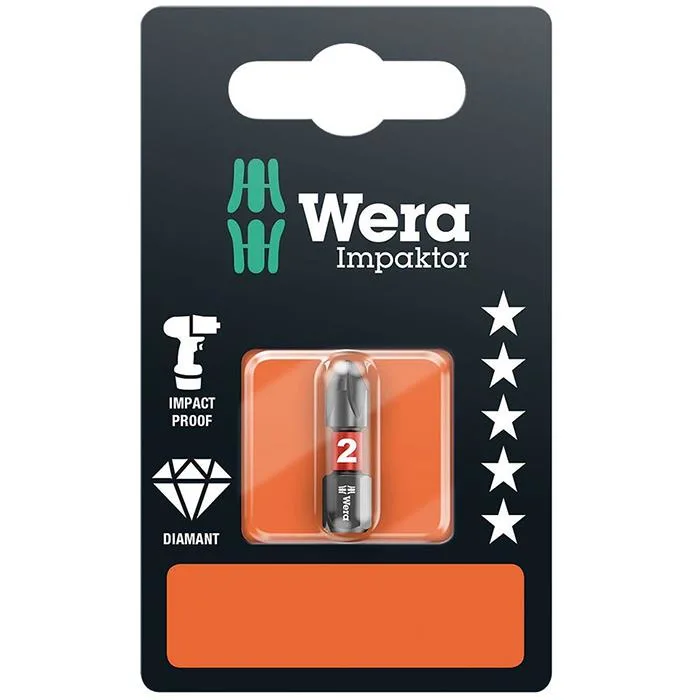 Wera Impaktor PZ3 Bits 50 mm