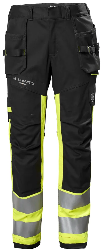 Helly Hansen Workwear Fyre Arbetsbyxa svart/Hi-Vis gul Storlek D108