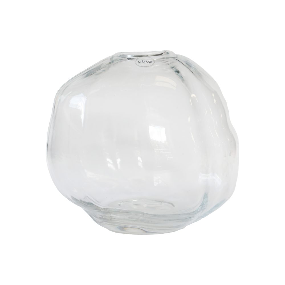 Pebble vas klar, Liten Ø20 cm