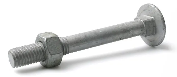 Arvid Nilsson 14912080 Vagnsbult M12 MVBF 4.6, FZV, med mutter M12x80 mm, 50-pack