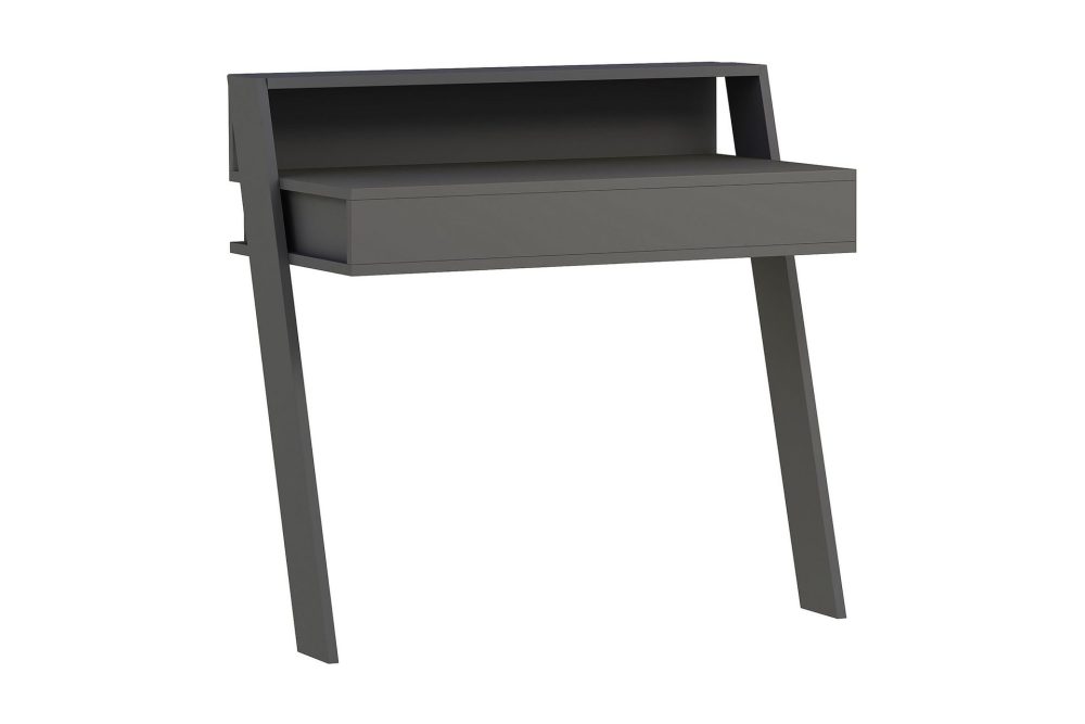 Skoved Skrivbord 94 cm med Förvaring Låda + Hylla