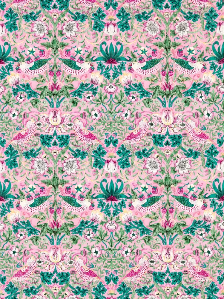 Morris & Co - Strawberry Thief Miami St Bedford Park Wallpapers