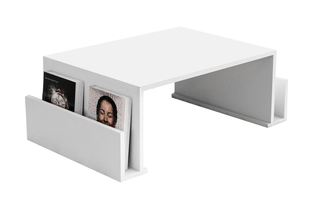 Elegancia Soffbord 95 cm med Tidningsförvaring