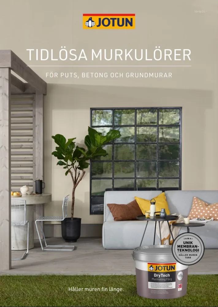 Jotun Färgkarta Tidlösa Murkulörer (2022 ny)