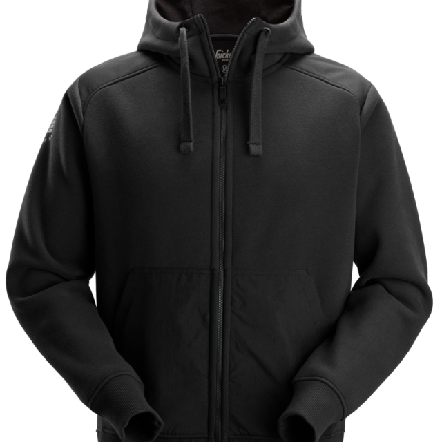 HOODIE SNICKERS WORKWEAR TECH CORDURA SVART, STL XL