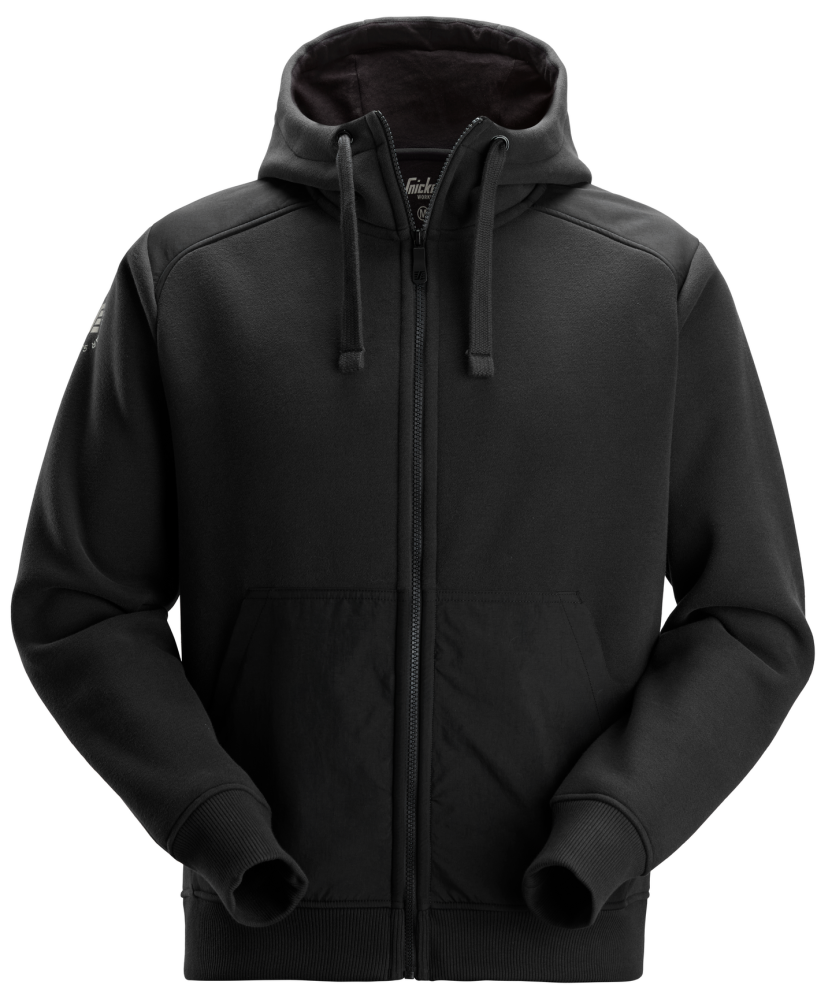 HOODIE SNICKERS WORKWEAR TECH CORDURA SVART, STL XL