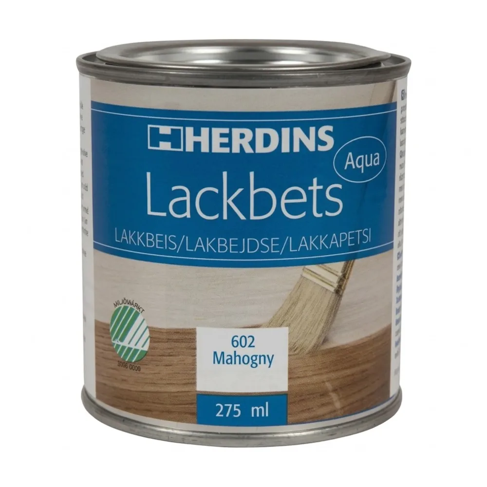 Herdins Lackbets Aqua 602 Mahogny 275ml | Köp Nu
