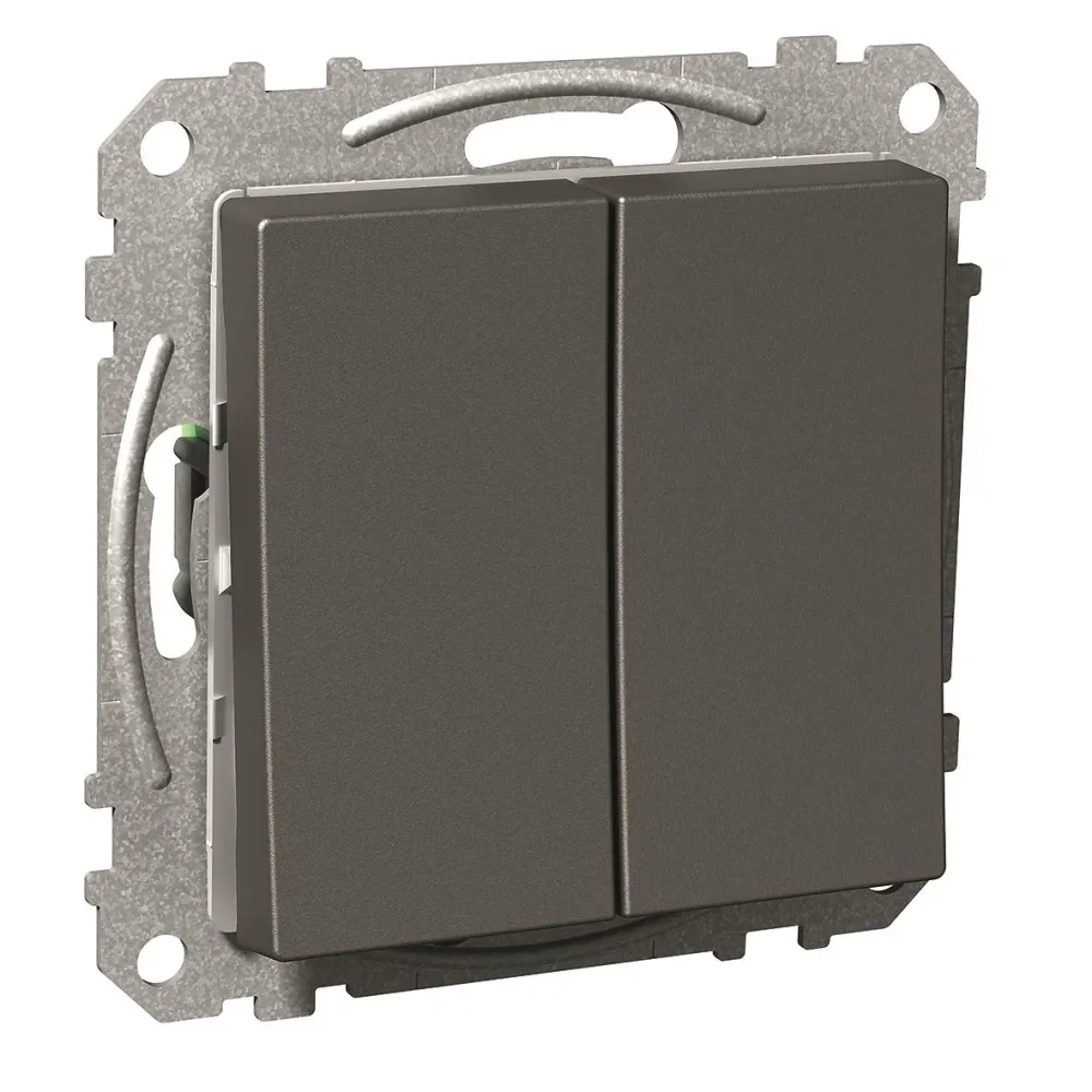 Schneider Electric Exxact Strömbrytare antracit Kronomkopplare, stickklämma - Bild 2