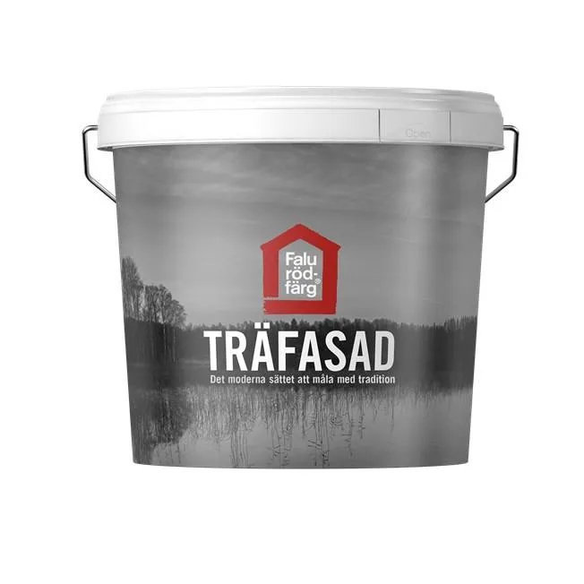 Falu Rödfärg Träfasad Fasadfärg helmatt Verde