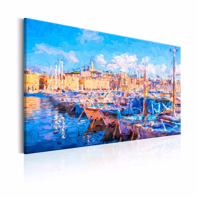 Tavla Arkiio Blue Port 120x80 cm