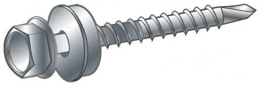 ESSVE BS Farmarskruv 250-pack Vit, 4,8x20mm