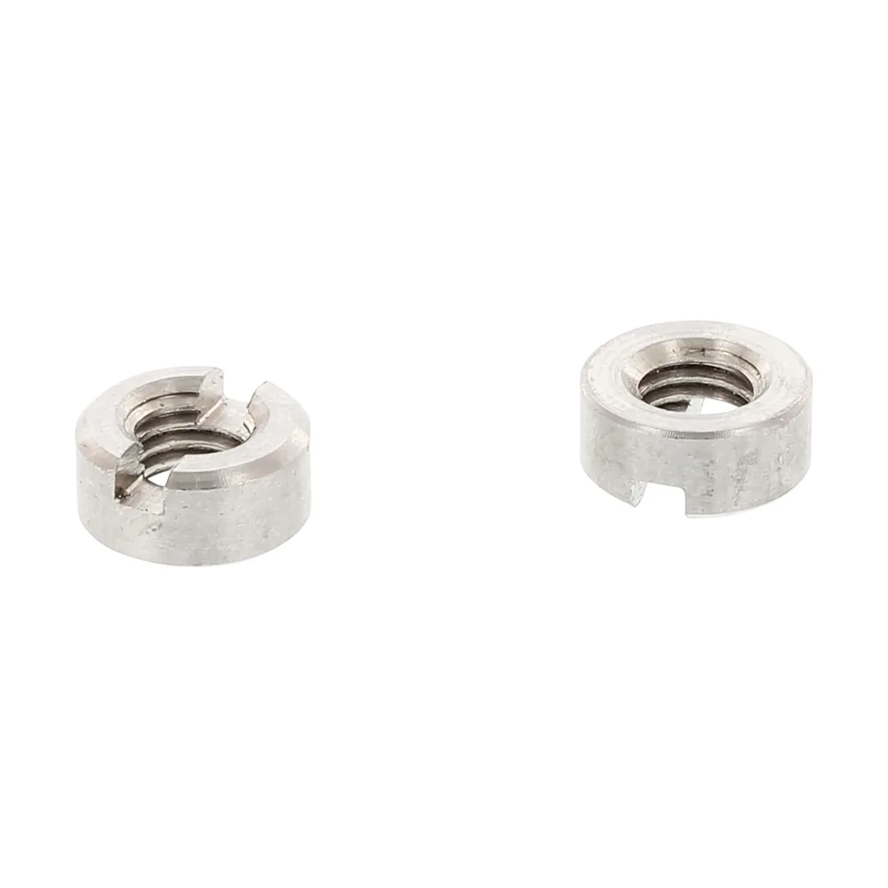 Schäfer & Peters 054644 Rundmutter med spår, A4 syrafast, DIN 546 M4-gänga, 200-pack