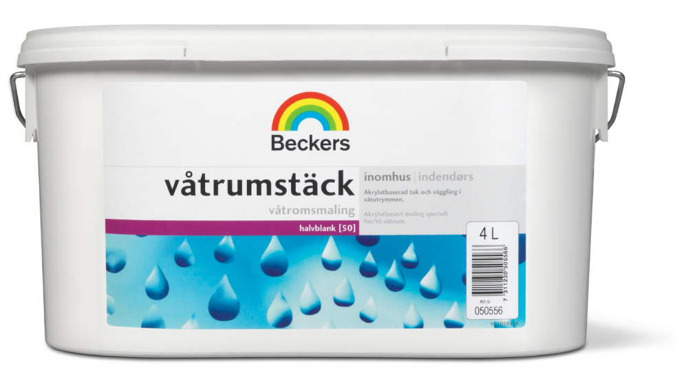 VÅTRUMSTÄCK C-BAS HA-BLAN 3,6L RESISTENT HALVBLANK