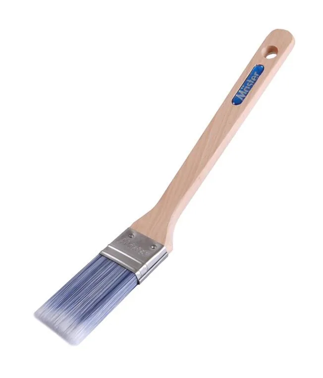 Mäster Max Blue 1695070 Vinkelpensel trä, syntetborst 70 mm