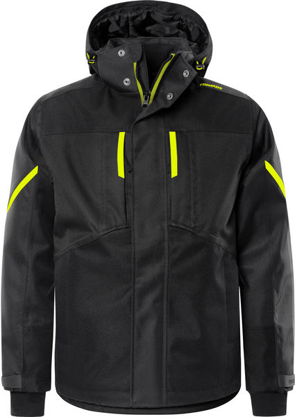 JACKA 4058 VINTER AIRTECH 2XL SVART/HIVIS GUL GTC