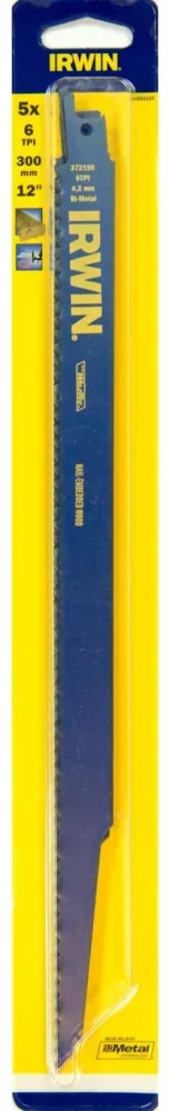 Irwin 10504160 Tigersågblad 300 mm, 6 TPI, 5-pack