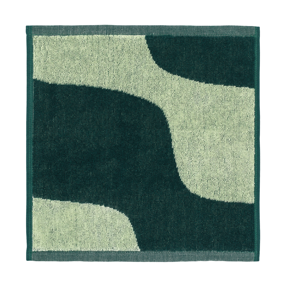 Taifuuni mini handduk 30x30 cm, Pear-dark green
