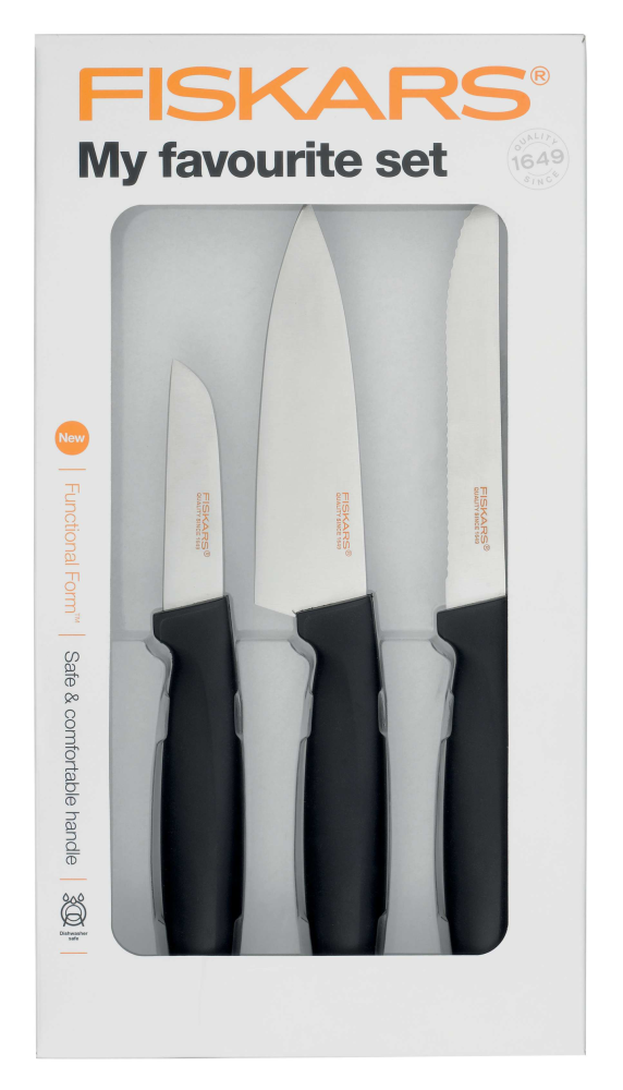 FAVORITSET FISKARS FUNCTIONAL FORM 3KN, 3KNIV